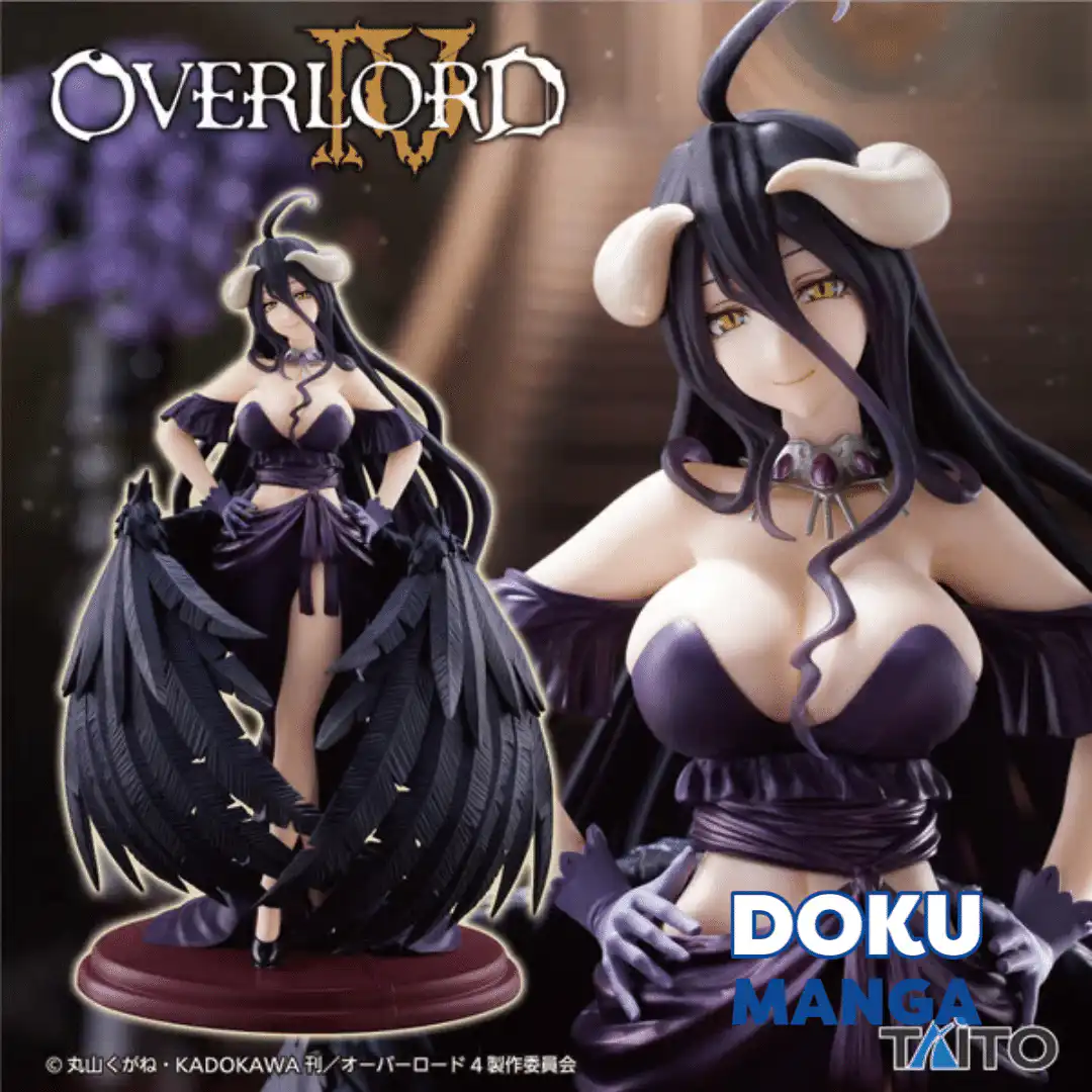 5 Overlord - Figurine Albedo Black Dress Artist Masterpiece + – Image 1