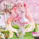 Hatsune Miku - Figurine Sakura Miku Original Illustration Japanese Cafe Ver. Coreful – Image 2