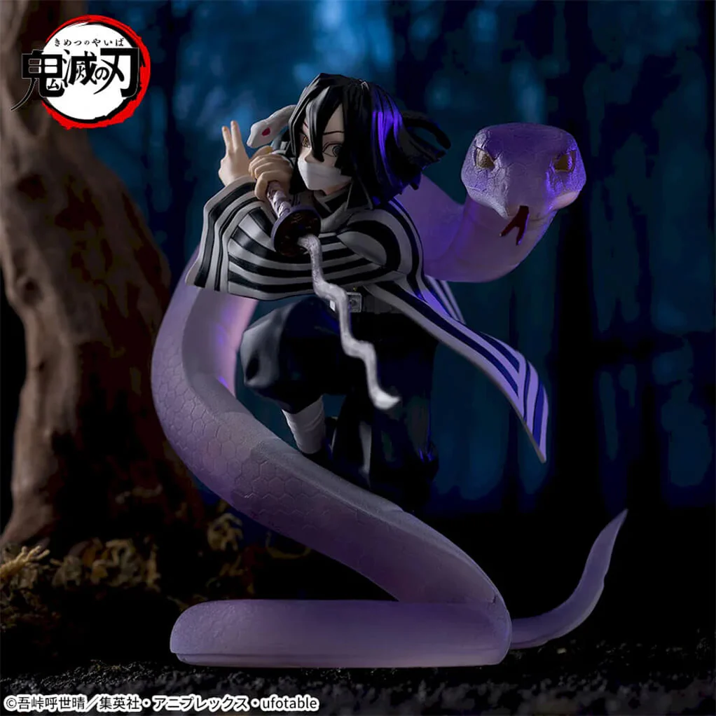 DEMONSLAYER-KIMETSUNOYAIBA-FIGURINEOBANAI_SANEMI_MUICHIRO_PILLARTRAININGEDITION_XROSSLINKJAPANDCO19_1022x1022.jpg Demon Slayer - Figurine Obanai X-Ross Link Pillar Training – Image 1