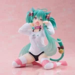 Vocaloid - Figurine Hatsune Miku Nekomimi T-Shirt Ver. Desktop Cute