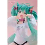 Vocaloid - Figurine Hatsune Miku Nekomimi T-Shirt Ver. Desktop Cute – Image 2