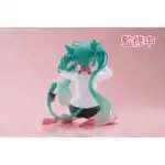 Vocaloid - Figurine Hatsune Miku Nekomimi T-Shirt Ver. Desktop Cute – Image 3