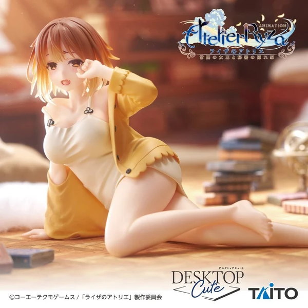 AtelierRyzaEverDarkness_theSecretHideoutDesktopCuteFigure-Ryza Atelier Ryza: Ever Darkness & The Secret Hideout - Figurine Ryza Pajamas Ver. Desktop Cute – Image 1