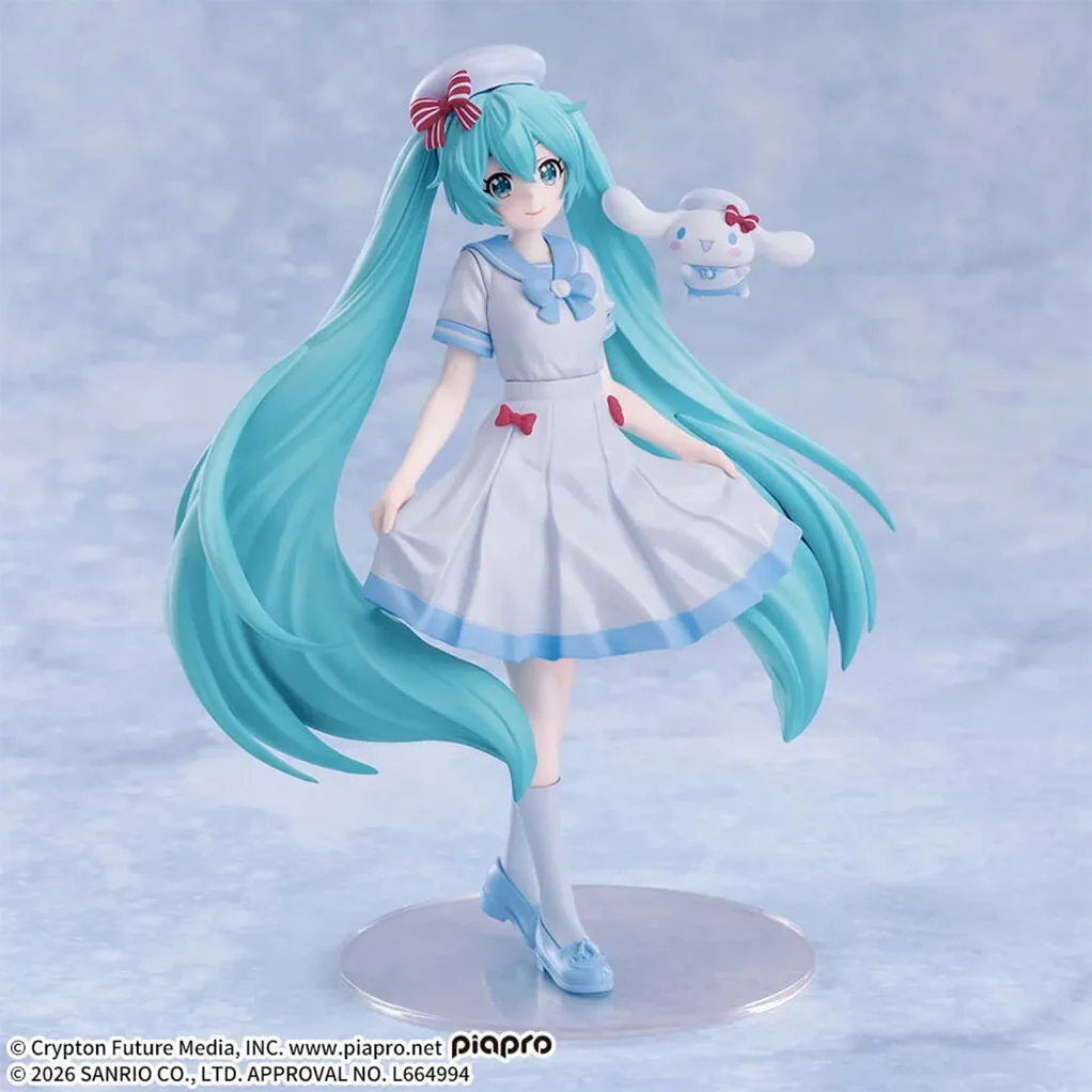 HATSUNEMIKU-FIGURINEHATSUNEMIKUxCINNAMOROLLSUMMERVER.XSTELLARJAPANDCO_5_1022x1022 Vocaloid - Figurine Hatsune Miku x Cinnamoroll Summer Ver. XStellar – Image 1