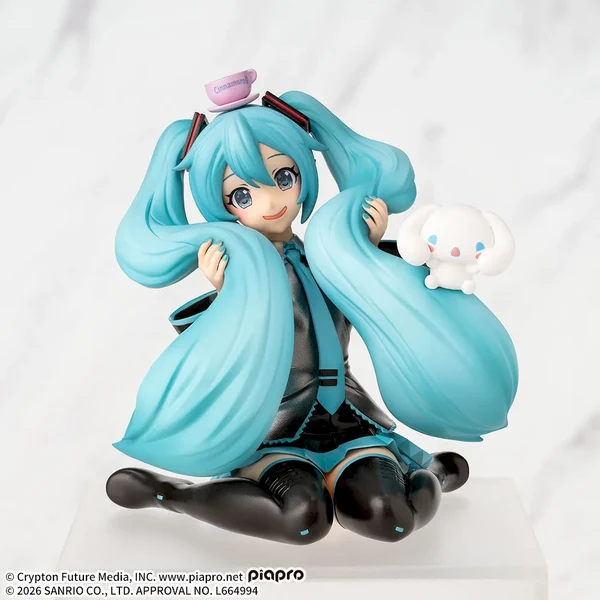 HatsuneMikuxCinnamorollChoconosePremiumFigure-HatsuneMikuxCinnamorollFluffyVer_5 Vocaloid - Figurine Hatsune Miku x Cinnamoroll Fluffy Ver. Choconose Premium – Image 1
