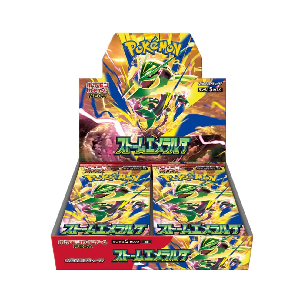 display-pokemon-m6-storm-emeralda-30-boosters-japonais-361 Pokémon - Display Storm Emeralda M6 Japonais – Image 1